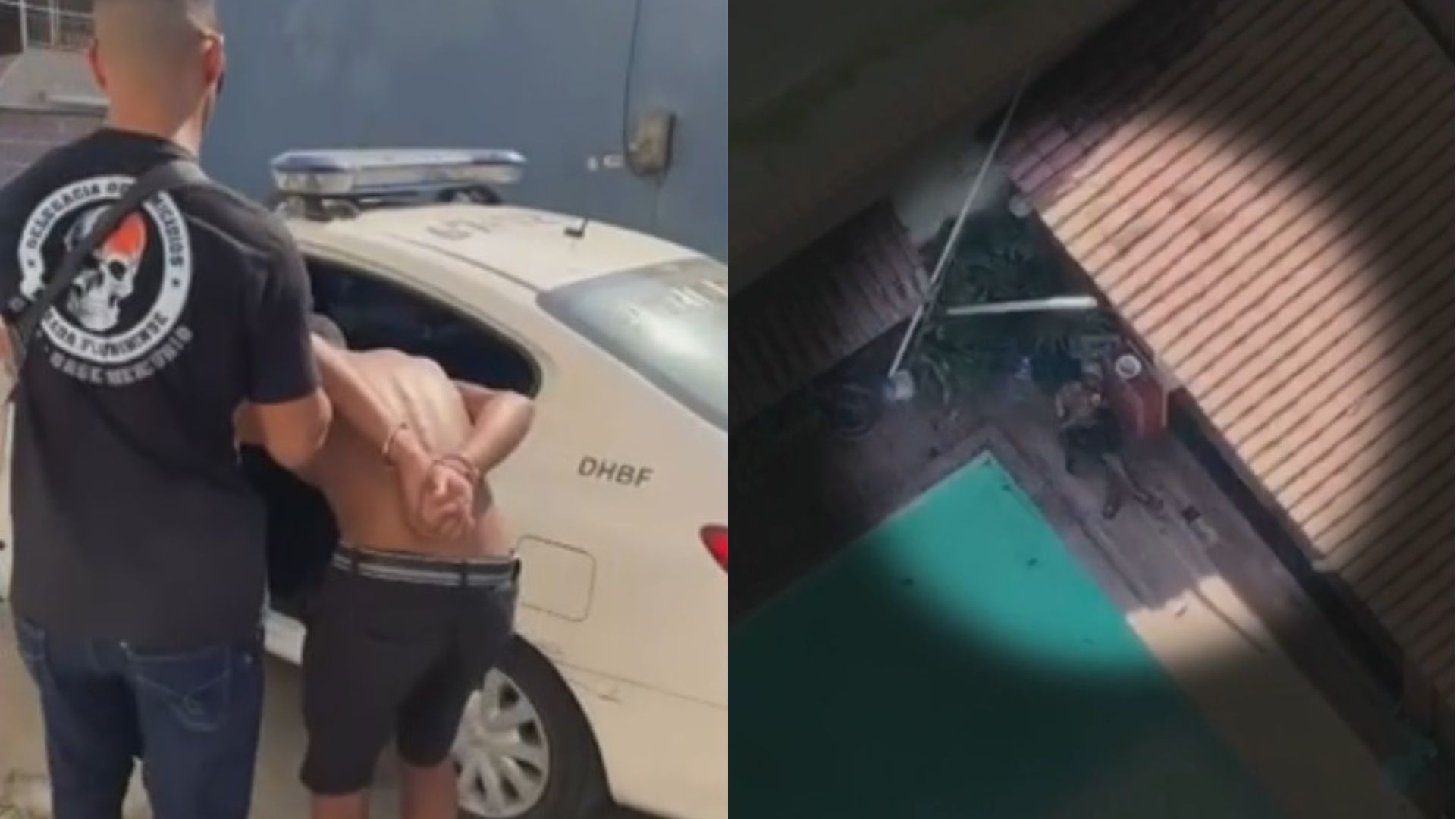 Drone ajuda polícia a capturar suspeito de dois homicídios em Belford Roxo