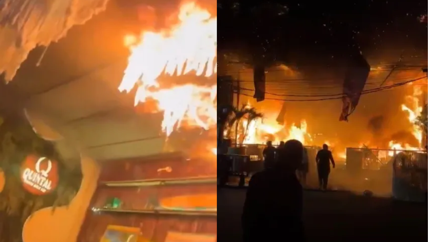 Incêndio em bar do Rio