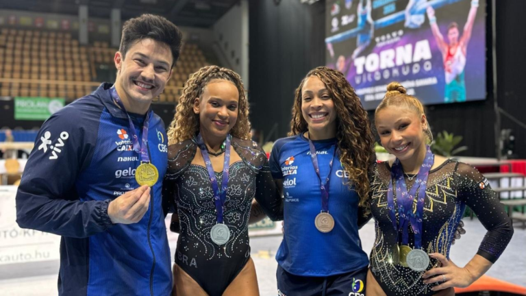 Brasil fecha etapa da Copa do Mundo de Ginástica com seis medalhas