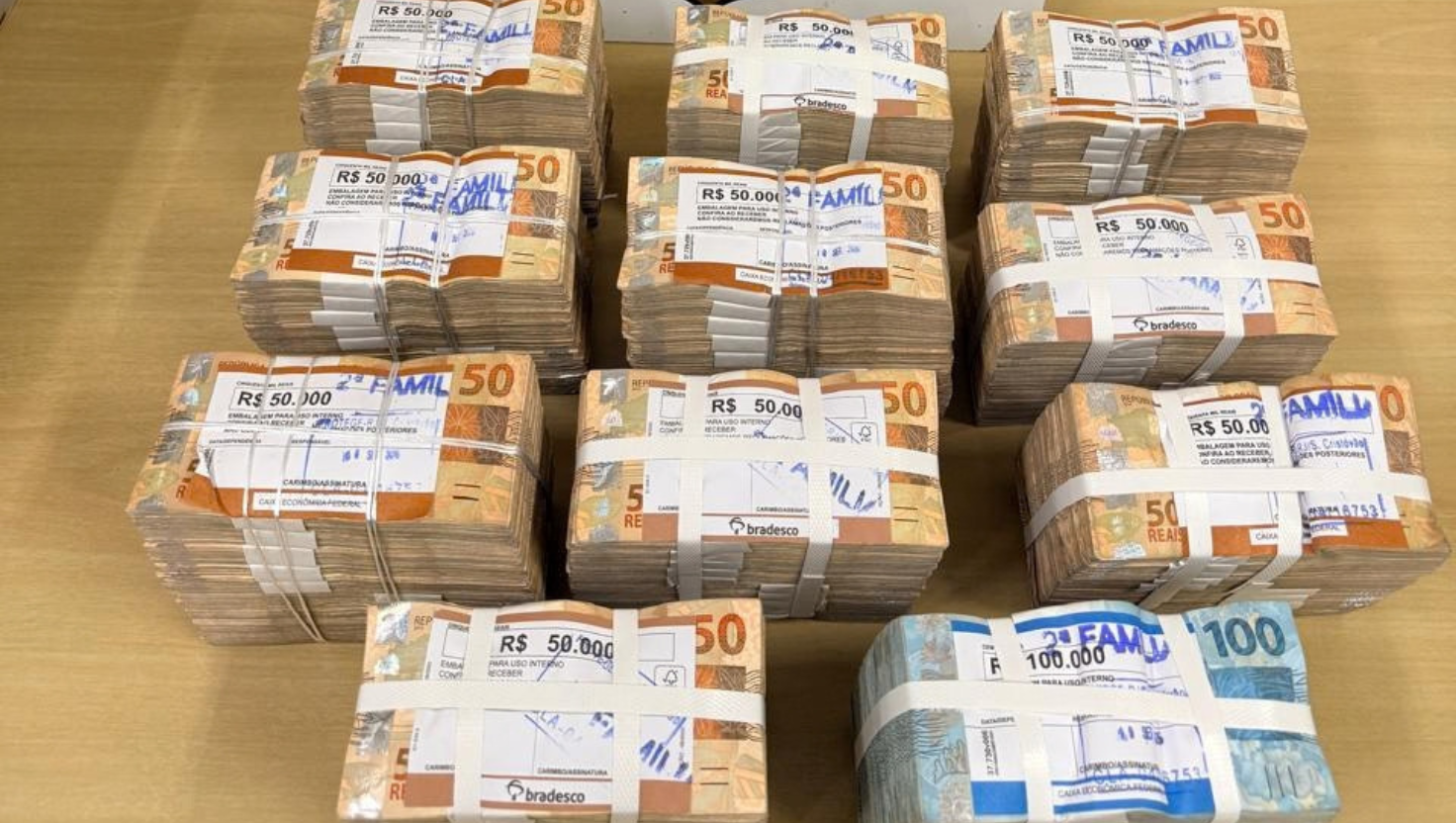 PF apreende R$ 600 mil em dinheiro durante ação contra crimes eleitorais em Niterói