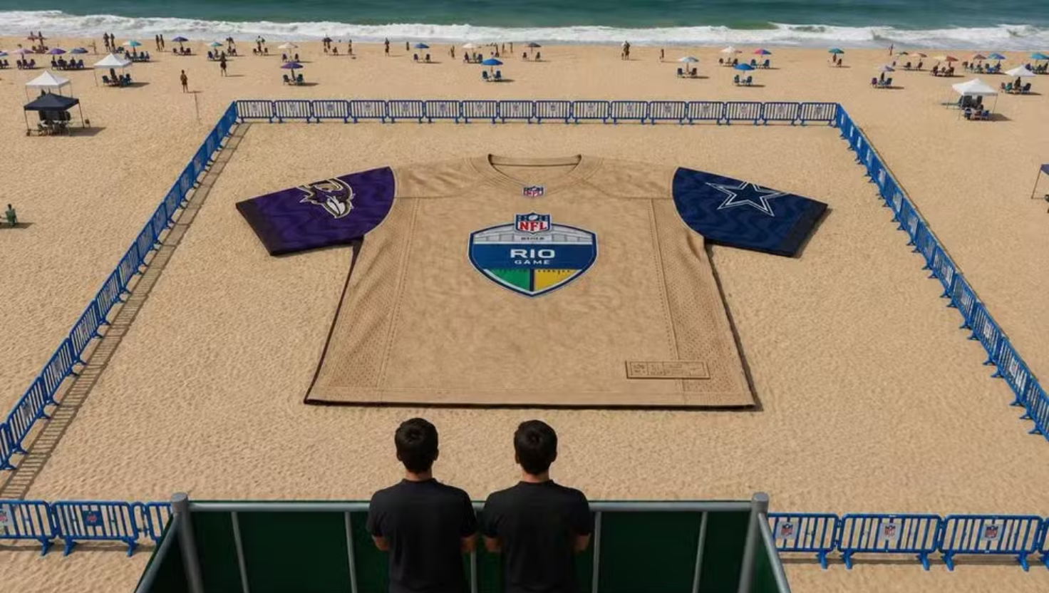 NFL no Rio: veja as ativações espalhadas pela cidade antes de Ravens x Cowboys