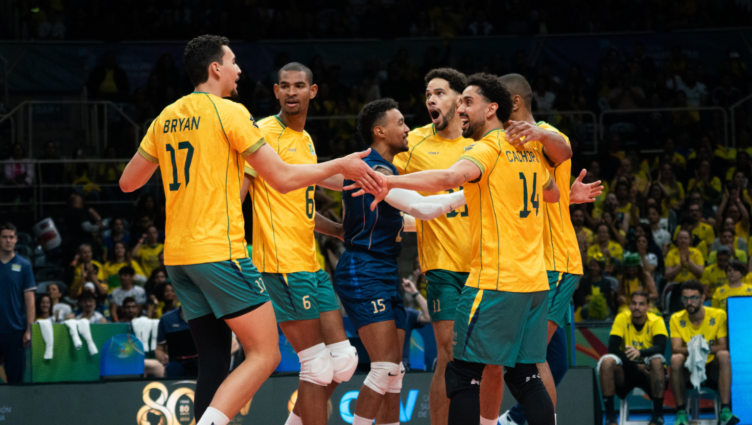 Brasil bate o Chile por 3 a 0 na estreia do Sul-Americano de vôlei masculino