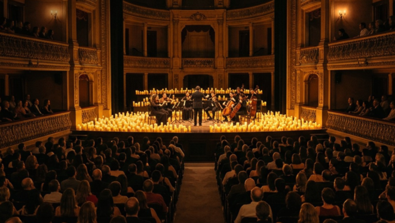 Concerto à luz de velas reúne clássicos do cinema no Rio