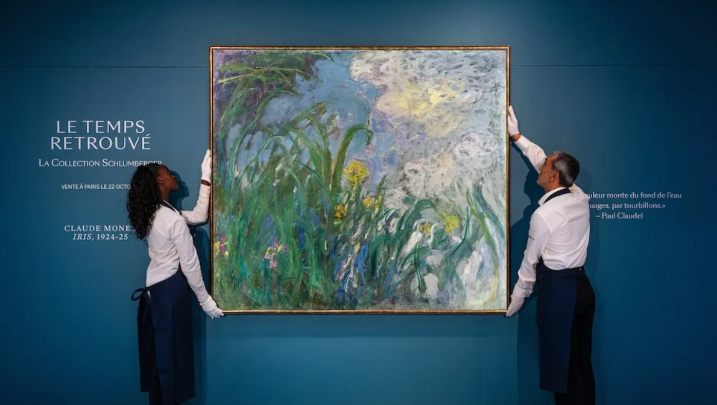Obra de Monet é vendida por R$ 320 milhões e bate recorde em leilão na França